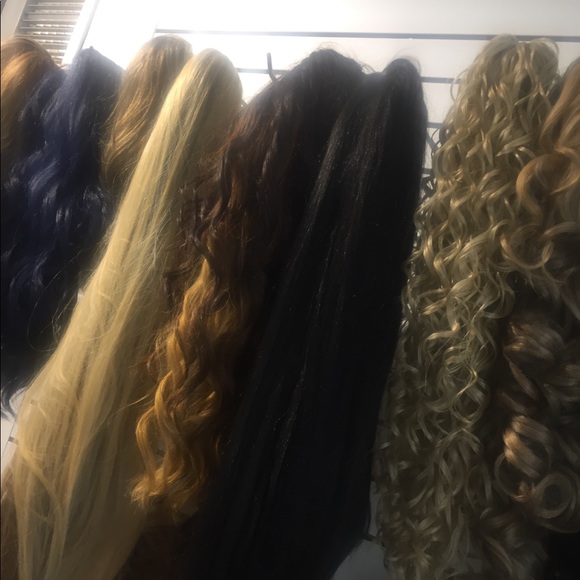 Ponytail blonde black brown hair piece long short - Picture 5 of 5
